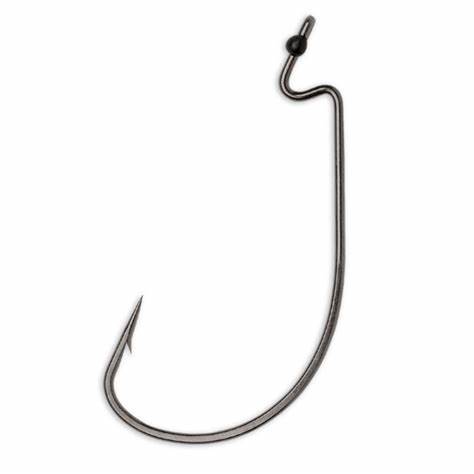 VMC Ringed Black Nickel Wide Gap Hook